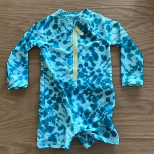 Toddler rash guard bodysuit swimsuit